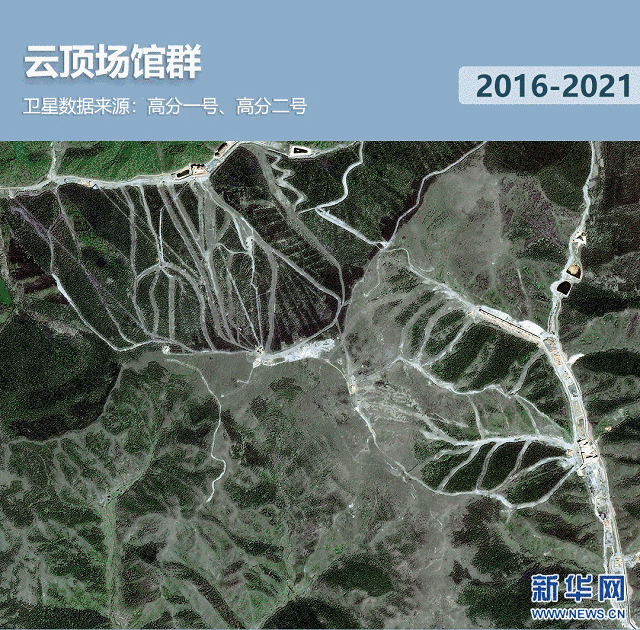 衛(wèi)星見證，這里如何變身“冬奧小城”