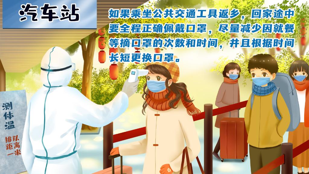 春運進行時，人在旅途如何做好防護？