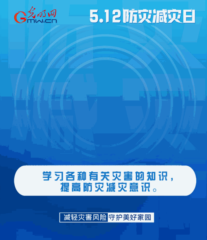 【動(dòng)態(tài)海報(bào)】減輕災(zāi)害風(fēng)險(xiǎn)，從這10個(gè)字開(kāi)始