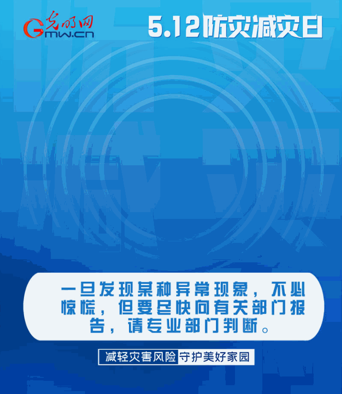 【動(dòng)態(tài)海報(bào)】減輕災(zāi)害風(fēng)險(xiǎn)，從這10個(gè)字開(kāi)始