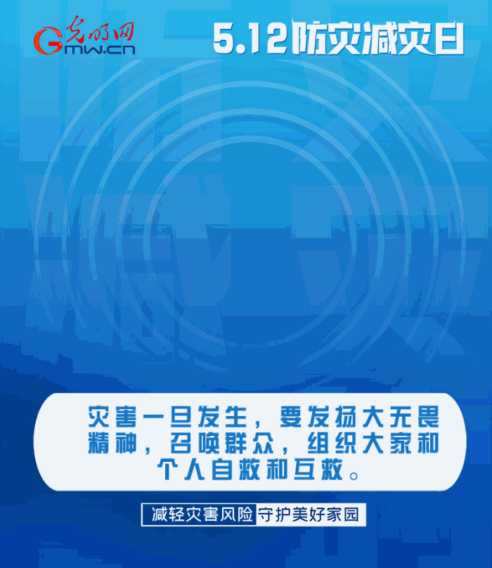 【動(dòng)態(tài)海報(bào)】減輕災(zāi)害風(fēng)險(xiǎn)，從這10個(gè)字開(kāi)始