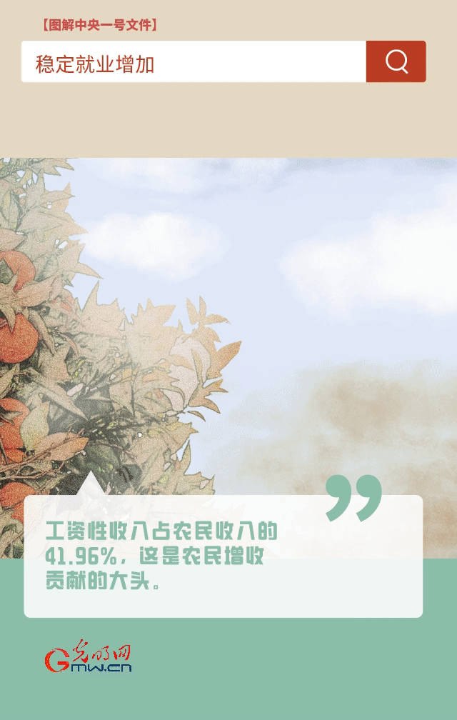 【圖解中央一號文件】“動”漫海報丨今年如何讓農(nóng)民的“錢袋子”鼓起來？