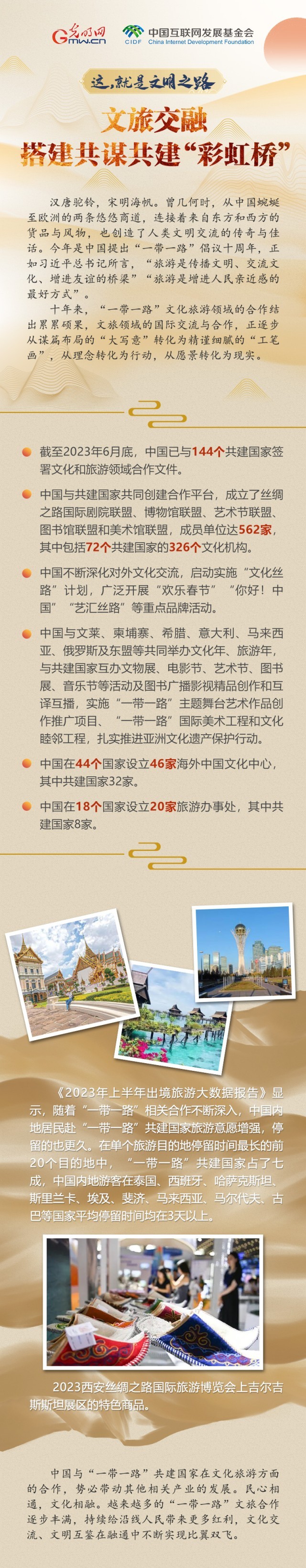 【大道共通】這，就是文明之路丨文旅交融 搭建共謀共建“彩虹橋”