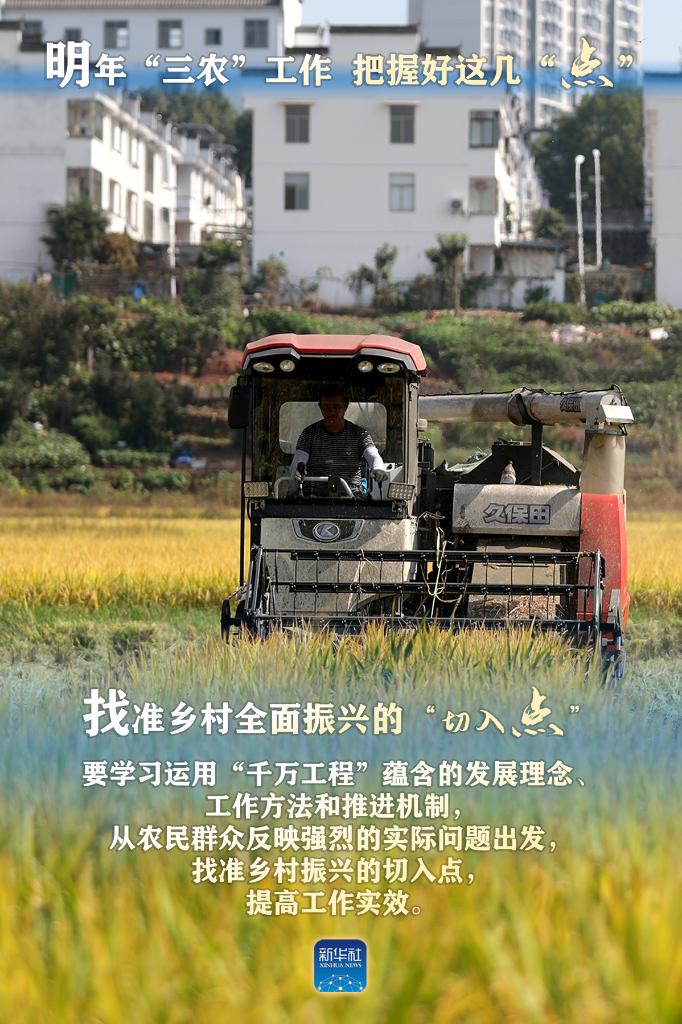 明年“三農(nóng)”工作，這幾個(gè)“點(diǎn)”要把握好