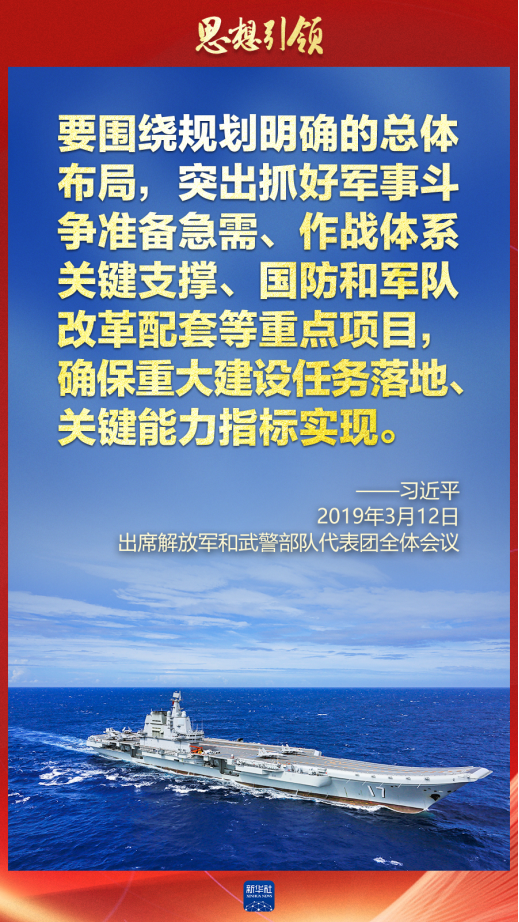 思想引領(lǐng)｜兩會(huì)上，習(xí)主席這樣談強(qiáng)軍之路