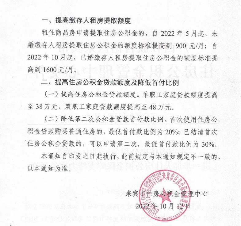 廣西來賓市住房公積金管理中心網(wǎng)站信息截圖。