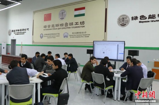 2023年4月，位于杜尚別的塔吉克斯坦魯班工坊課堂。張碩 攝