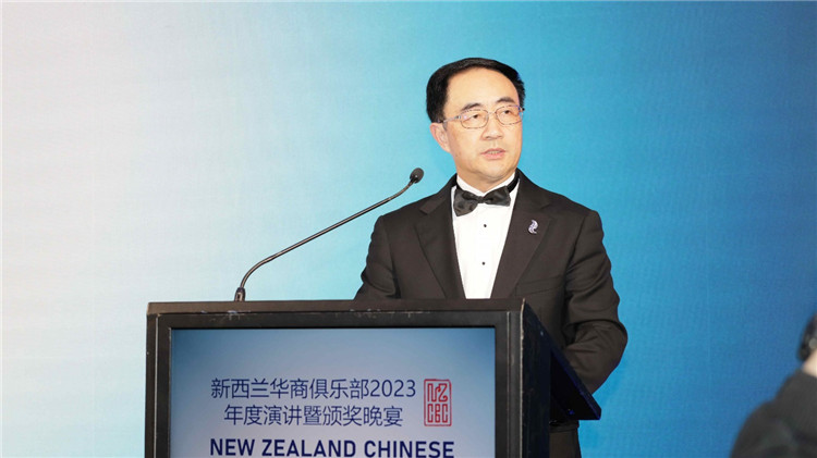 新西蘭華商聯(lián)合總會主席楊健。攝影：張凱
