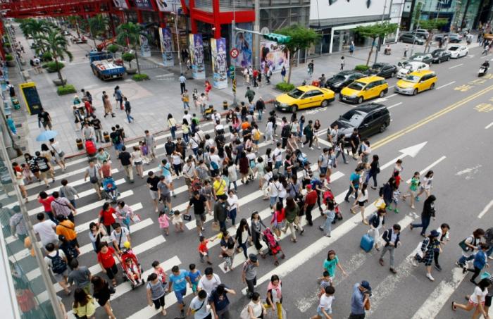 圖為信義商圈。圖片來源：臺灣“中時新聞網(wǎng)”。