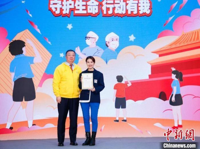 演員周海媚受邀參與公益活動?！」鶆P敏 攝