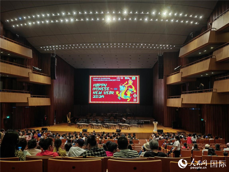 “歡慶之聲—2024歡樂春節(jié)音樂會(huì)”14日在泰國瑪希隆王子音樂廳舉行。人民網(wǎng)記者 楊一攝