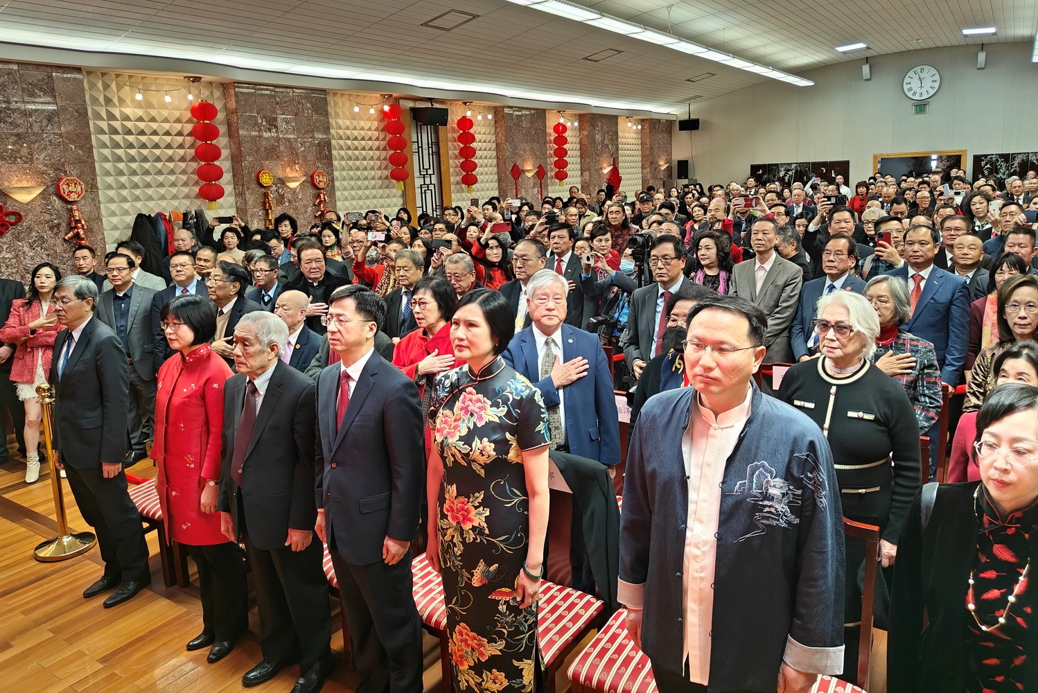 領(lǐng)區(qū)各州代表參加招待會(huì)。主辦方供圖