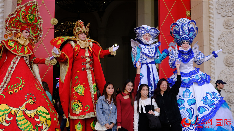 北京展覽館舉辦首屆俄羅斯“謝肉節(jié)”慶?；顒?dòng)。人民網(wǎng) 褚夢(mèng)琦攝