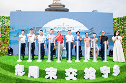 2022年寧鄉(xiāng)文化旅游節(jié)暨寧鄉(xiāng)文旅品牌營銷發(fā)布會現(xiàn)場。受訪單位供圖
