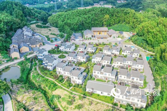 俯瞰大灣村。人民網 陳若天攝