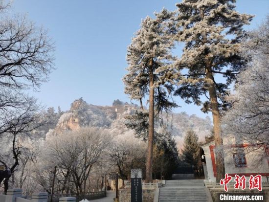 圖為崆峒山冬日美景。(資料圖) 徐振華 攝