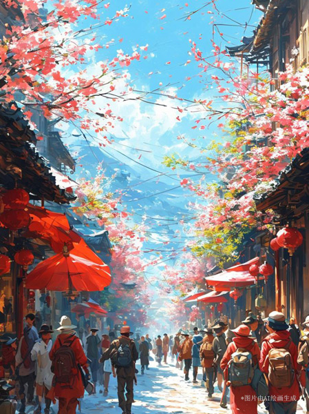 【巳巳如意萬象新】漫評(píng)丨紅紅火火中國年，照見新年新圖景