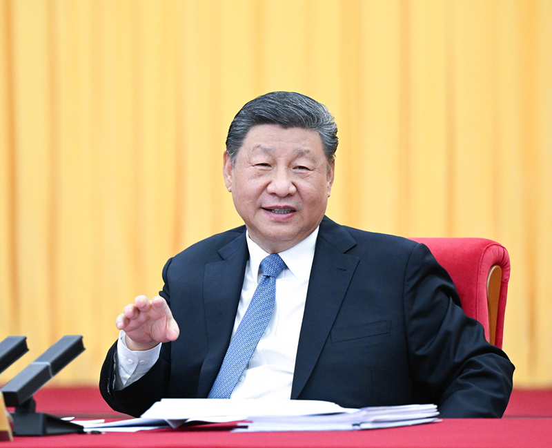 2025年3月6日，習(xí)近平總書記看望參加全國政協(xié)十四屆三次會議的民盟、民進、教育界委員，并參加聯(lián)組會。