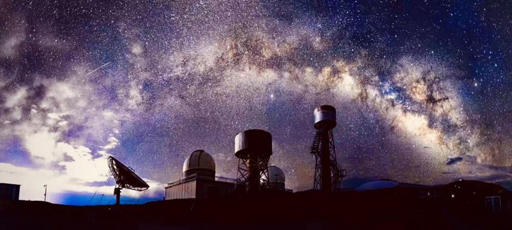 阿里暗夜星空。貢覺群培攝